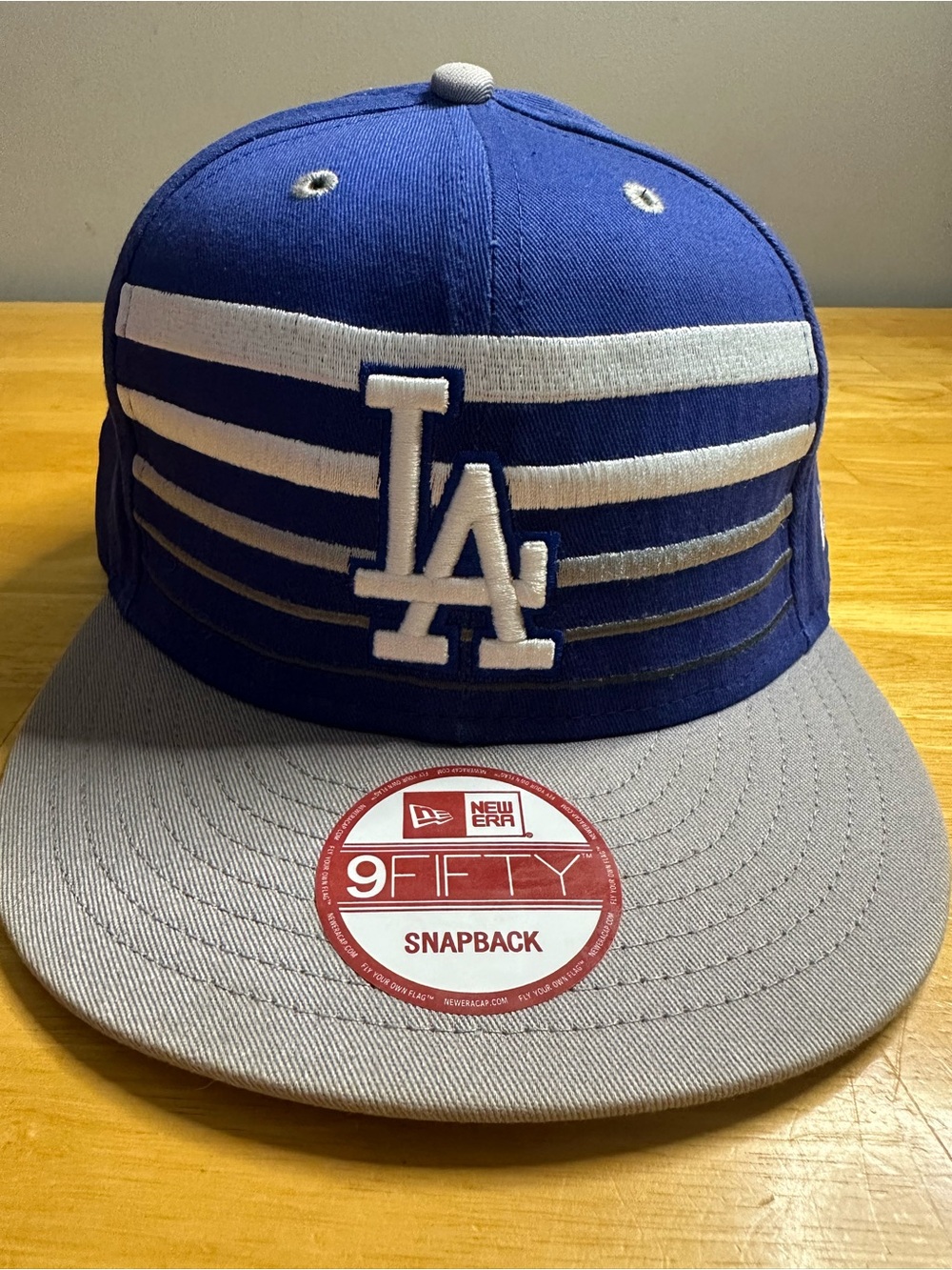 New Era LA Dodgers Blue and Gray Snapback Hat